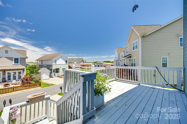 750 Waterscape Ct, Rock Hill, SC 29730 - wooden terrace featuring a residential view