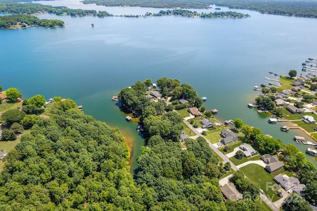 5153 Glenwood St, Sherrills Ford, NC 28673 - aerial perspective of suburban area with a nearby body of water and a forest