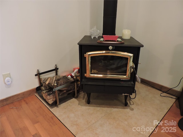 235 Red Oak Ln, Burnsville, NC 28714 - detailed view of wood finished floors and baseboards