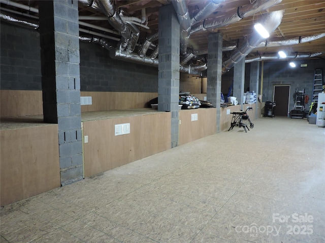 235 Red Oak Ln, Burnsville, NC 28714 - view of unfinished basement
