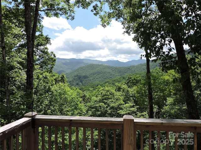 235 Red Oak Ln, Burnsville, NC 28714 - mountain view with a forest