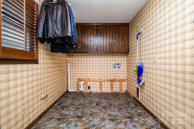 1142 Foxberry Rd, Lincolnton, NC 28092 - laundry area with cabinet space and washer hookup