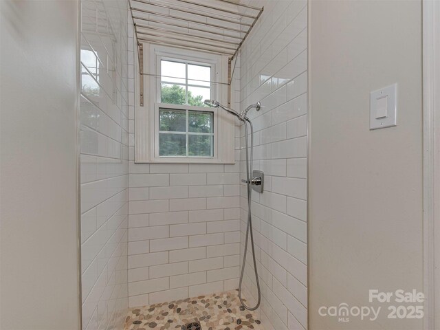 4201 Quail Hunt Ln, Charlotte, NC 28226 - bathroom with tiled shower