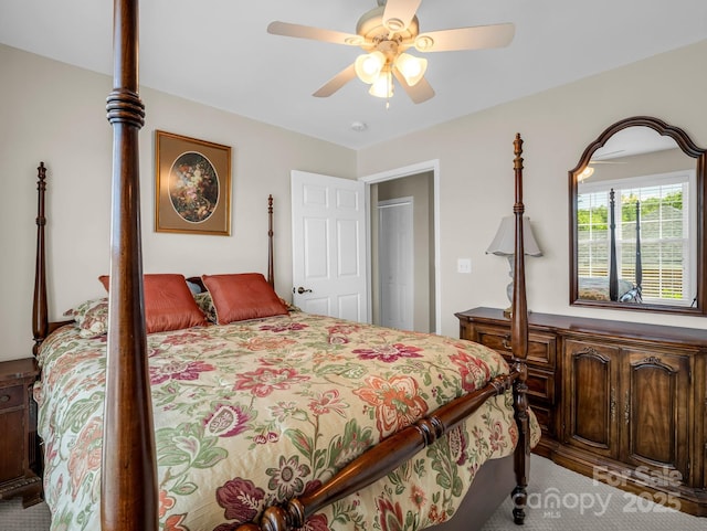 116 Memphis Way, Spindale, NC 28160 - bedroom featuring light colored carpet and ceiling fan