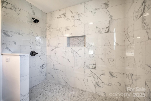 2934 Drummond St, Connelly Springs, NC 28612 - bathroom with a tile shower