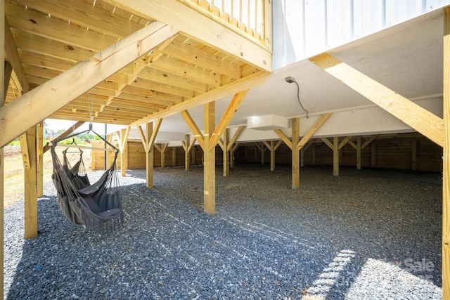 2934 Drummond St, Connelly Springs, NC 28612 - view of unfinished attic