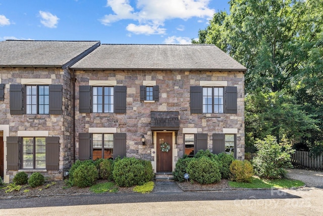 1625 Bibury Ln, Charlotte, NC 28211 - view of front of home featuring stone siding