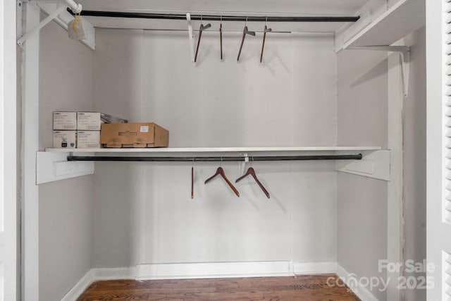 1525 16th Avenue Cir NW, Hickory, NC 28601 - walk in closet featuring wood finished floors