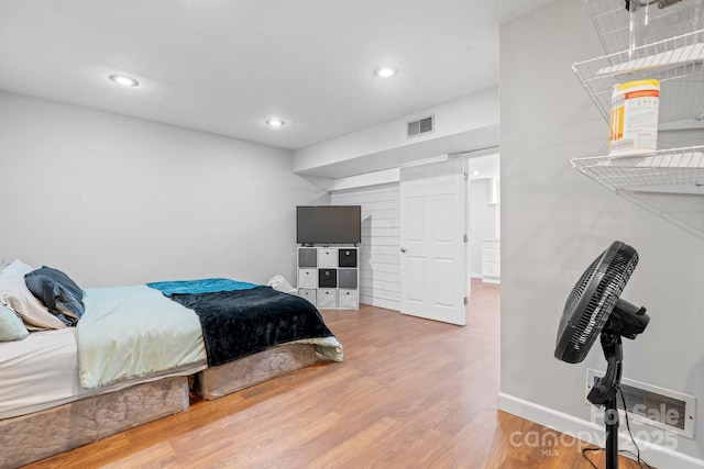 1525 16th Avenue Cir NW, Hickory, NC 28601 - bedroom featuring wood finished floors and recessed lighting