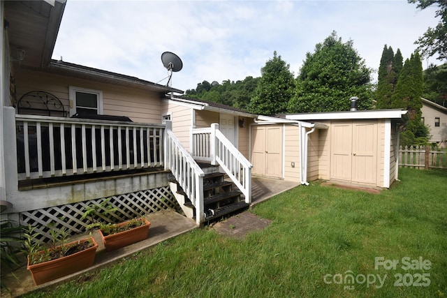 74 Sunflower Ln, Waynesville, NC 28785 - view of yard with a deck
