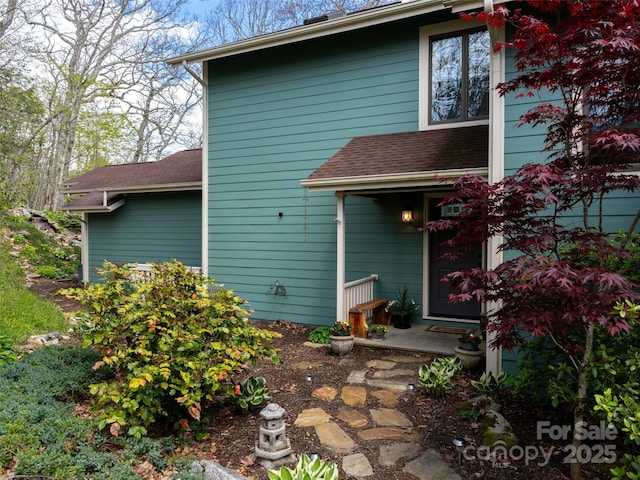 4344 Eagles Nest Rd, Waynesville, NC 28786 - rear view of property with a shingled roof