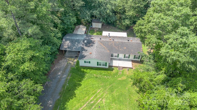 611 W Robinson St, Dallas, NC 28034 - aerial view of property and surrounding area