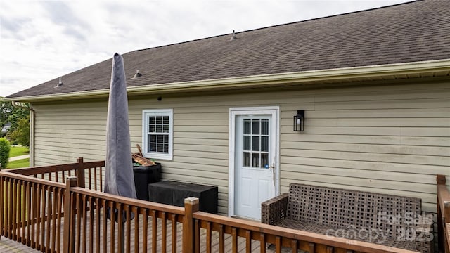 5750 Ellenwood Dr, Granite Falls, NC 28630 - view of wooden deck
