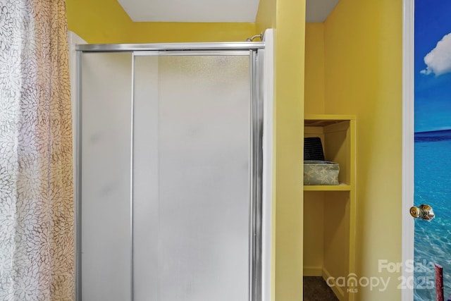 14518 Big Laurel Rd, Mars Hill, NC 28754 - bathroom with a shower stall