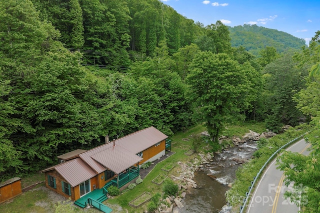 14518 Big Laurel Rd, Mars Hill, NC 28754 - view of subject property featuring a heavily wooded area