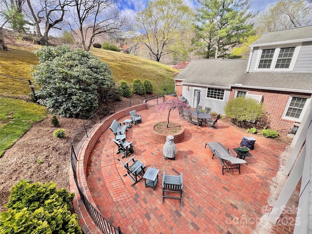303 Wade E Vannoy Dr, West Jefferson, NC 28694 - view of patio / terrace with outdoor dining space