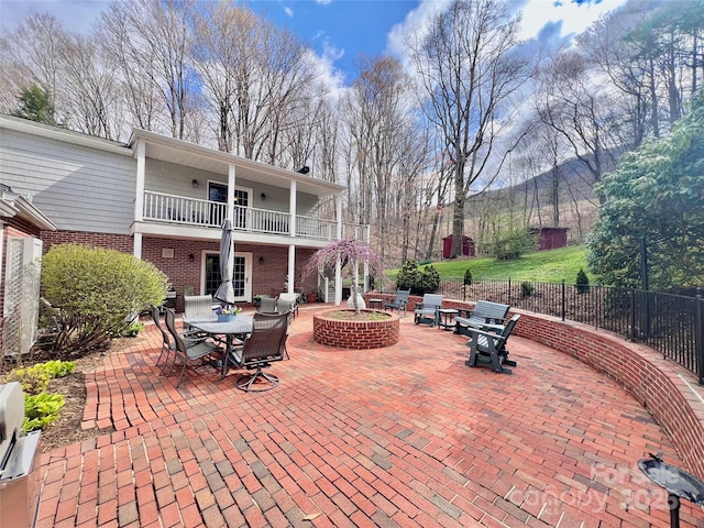 303 Wade E Vannoy Dr, West Jefferson, NC 28694 - view of patio with outdoor dining space