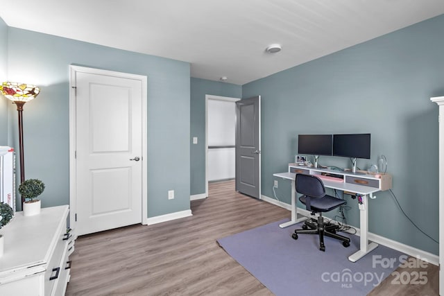 1725 Mill Creek Ln SW, Concord, NC 28025 - office with light wood-type flooring and baseboards