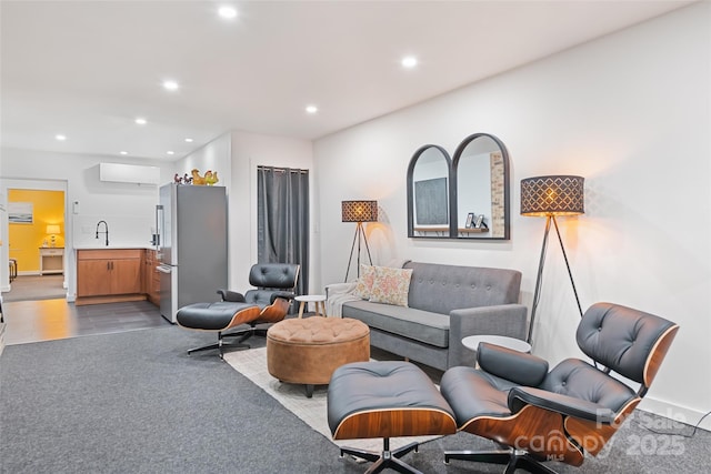 225 Valley View Ter, Waynesville, NC 28786 - living area featuring recessed lighting and baseboards