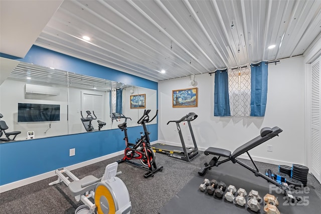 225 Valley View Ter, Waynesville, NC 28786 - workout room with recessed lighting and baseboards