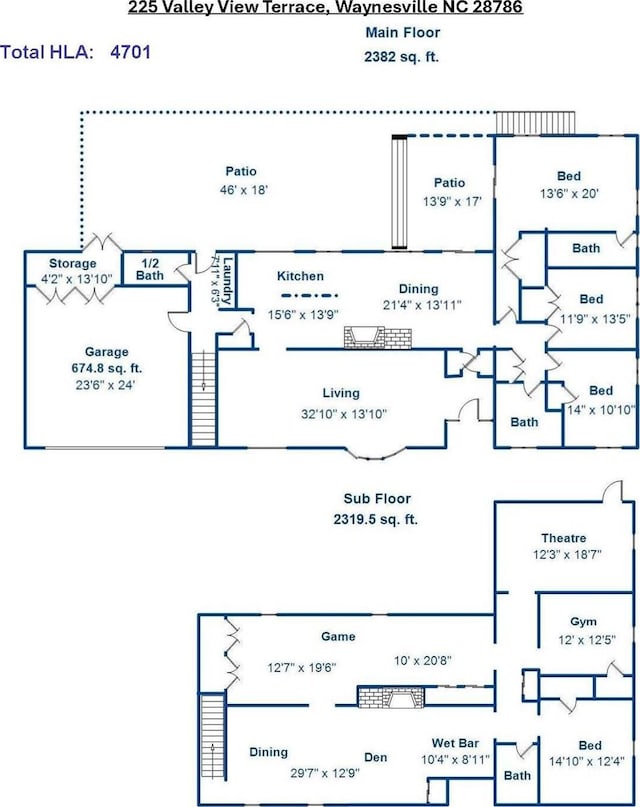 225 Valley View Ter, Waynesville, NC 28786 - view of home floor plan