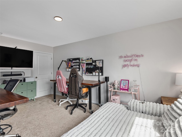 32 Benedict Ln, Weaverville, NC 28787 - carpeted bedroom featuring an office area and baseboards