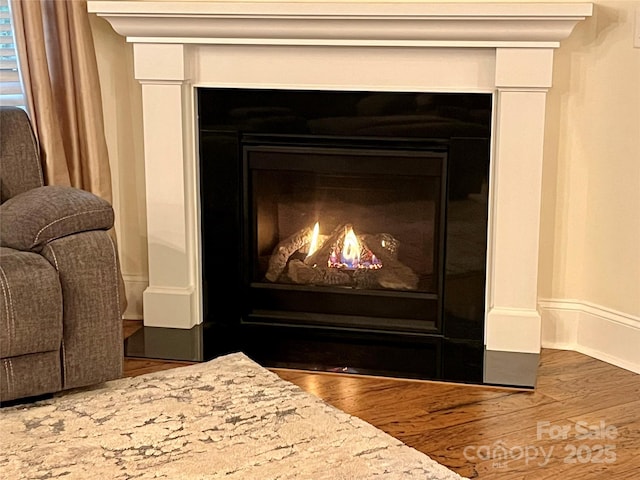 1025 N Sharon Amity Rd, Charlotte, NC 28211 - detailed view of wood finished floors