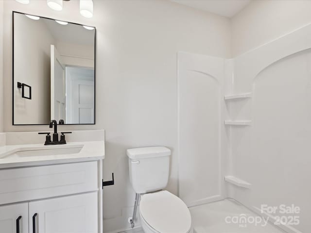 1172 Springlake Rd, York, SC 29745 - full bath featuring vanity, toilet, a shower, and baseboards