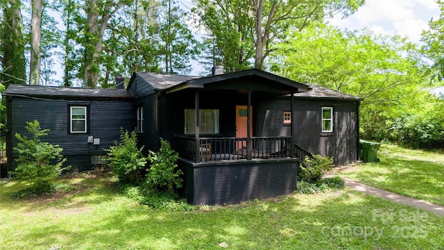 17 Springdale Ave, Asheville, NC 28803 - view of front of home with a front lawn