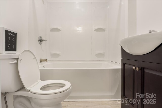 17 Springdale Ave, Asheville, NC 28803 - bathroom with toilet, bathtub / shower combination, and vanity