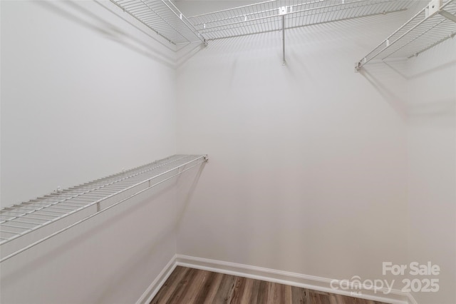 302 NW Dr, Davidson, NC 28036 - walk in closet with wood finished floors