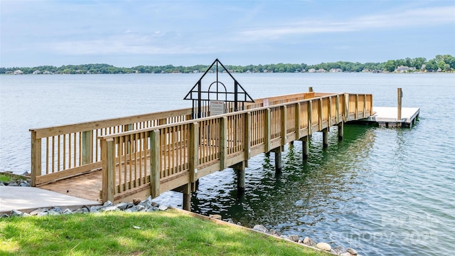 302 NW Dr, Davidson, NC 28036 - dock with a water view
