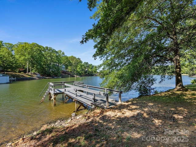 17835 Terryglass Ln, Charlotte, NC 28278 - dock area featuring a water view