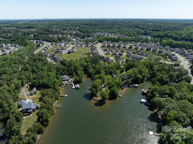 17835 Terryglass Ln, Charlotte, NC 28278 - aerial view of property's location with a nearby body of water, nearby suburban area, and a forest