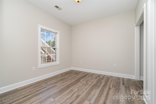 8969 Meadow Vista Rd, Charlotte, NC 28213 - empty room featuring wood finished floors and baseboards