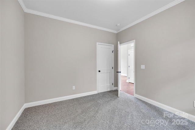 160 Wayne Gobble Rd, Linwood, NC 27299 - empty room with carpet, crown molding, and baseboards