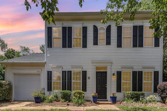 9107 Royal Highlands Ct, Charlotte, NC 28277 - view of front of house with an attached garage and concrete driveway