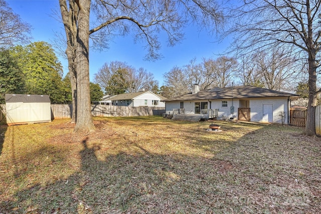 532 Scaleybark Rd, Charlotte, NC 28209 - view of yard with a wooden deck
