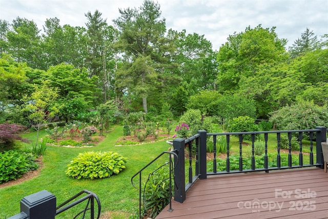 528 Padgettown Rd, Black Mountain, NC 28711 - wooden terrace with a yard