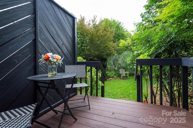 528 Padgettown Rd, Black Mountain, NC 28711 - deck with a lawn