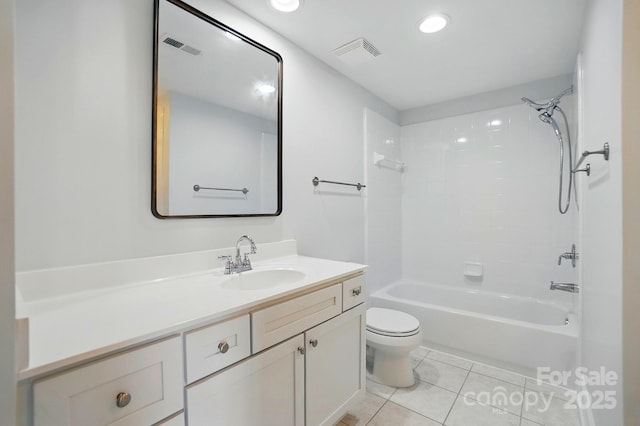 1315 E Blvd Unit 611, Charlotte, NC 28203 - full bathroom featuring tile patterned flooring, vanity, and tub / shower combination