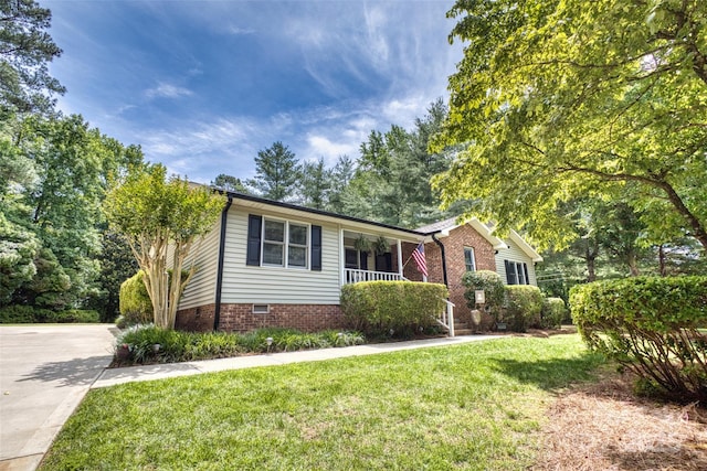 2434 Olewoods Ct, Rock Hill, SC 29732 - view of front of property with a front yard and a porch
