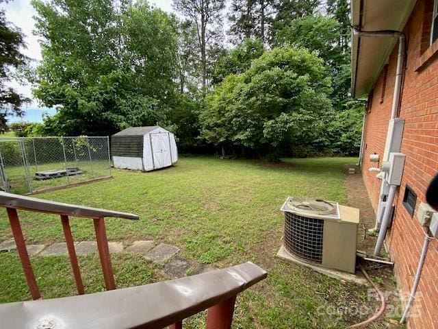 13427 Homewood Dr, Charlotte, NC 28262 - view of yard with central AC unit