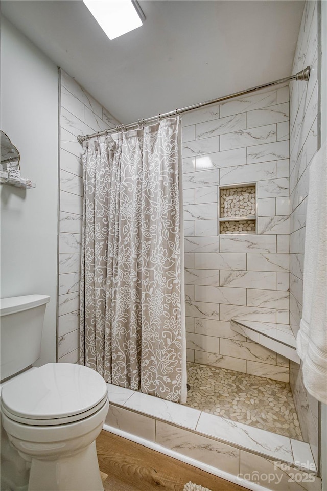 206 Independence Trl, Morganton, NC 28655 - full bath with toilet and a tile shower