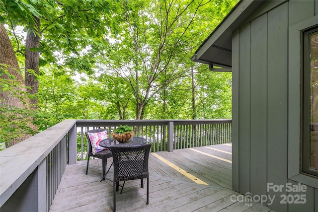 206 Independence Trl, Morganton, NC 28655 - view of wooden deck