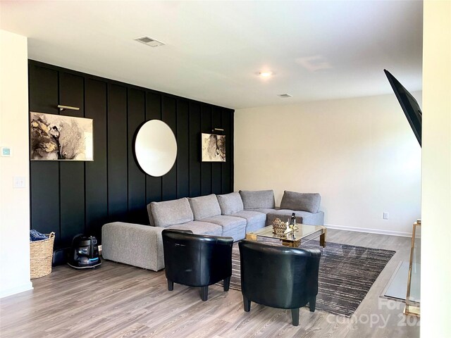 7024 Wheyfield Dr, Charlotte, NC 28215 - living room with light wood-style floors and baseboards