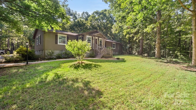 8321 Walkup Rd, Waxhaw, NC 28173 - view of front of property with a front lawn