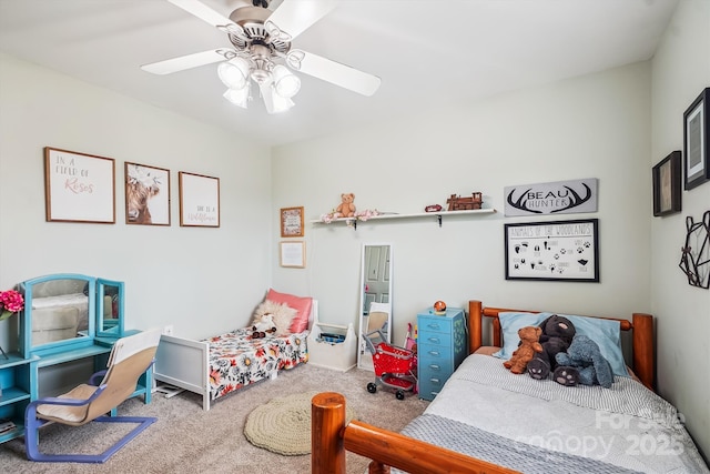 2843 Startown Rd, Lincolnton, NC 28092 - bedroom featuring carpet and a ceiling fan
