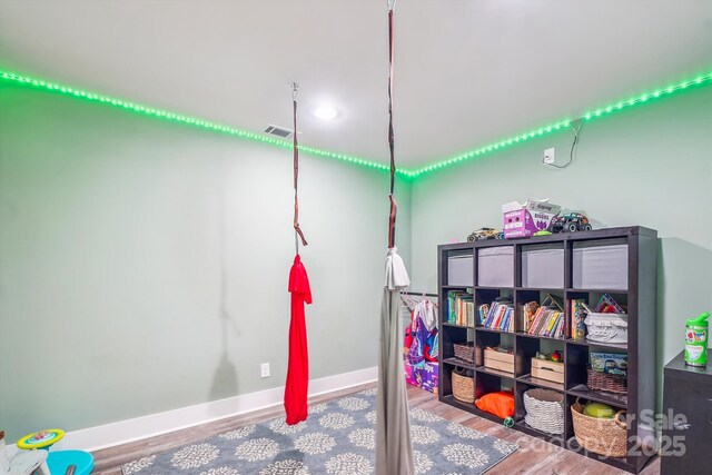 2843 Startown Rd, Lincolnton, NC 28092 - game room with wood finished floors and baseboards