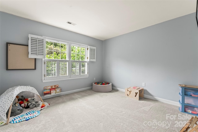 6432 Morningsong Ln, Charlotte, NC 28269 - rec room with baseboards and carpet flooring